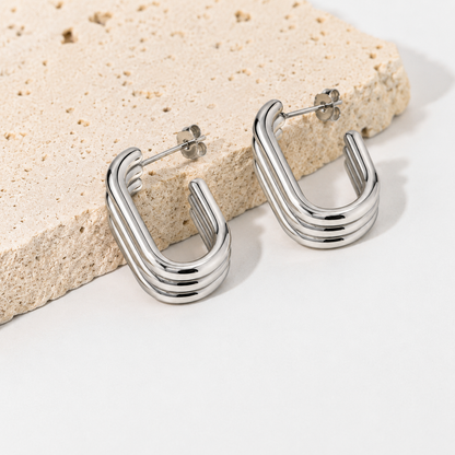 Bilgola Hoops (Silver)